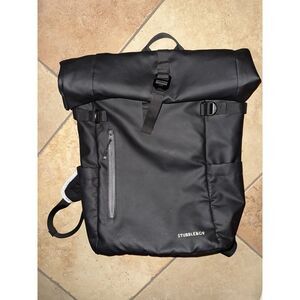Stubble & Co The Roll Top 20L Backpack Black